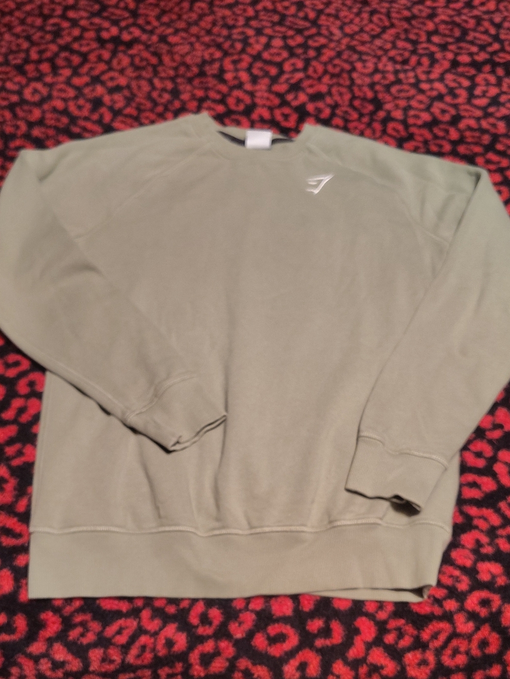 Gymshark Olive Green Crewneck Sweatshirt